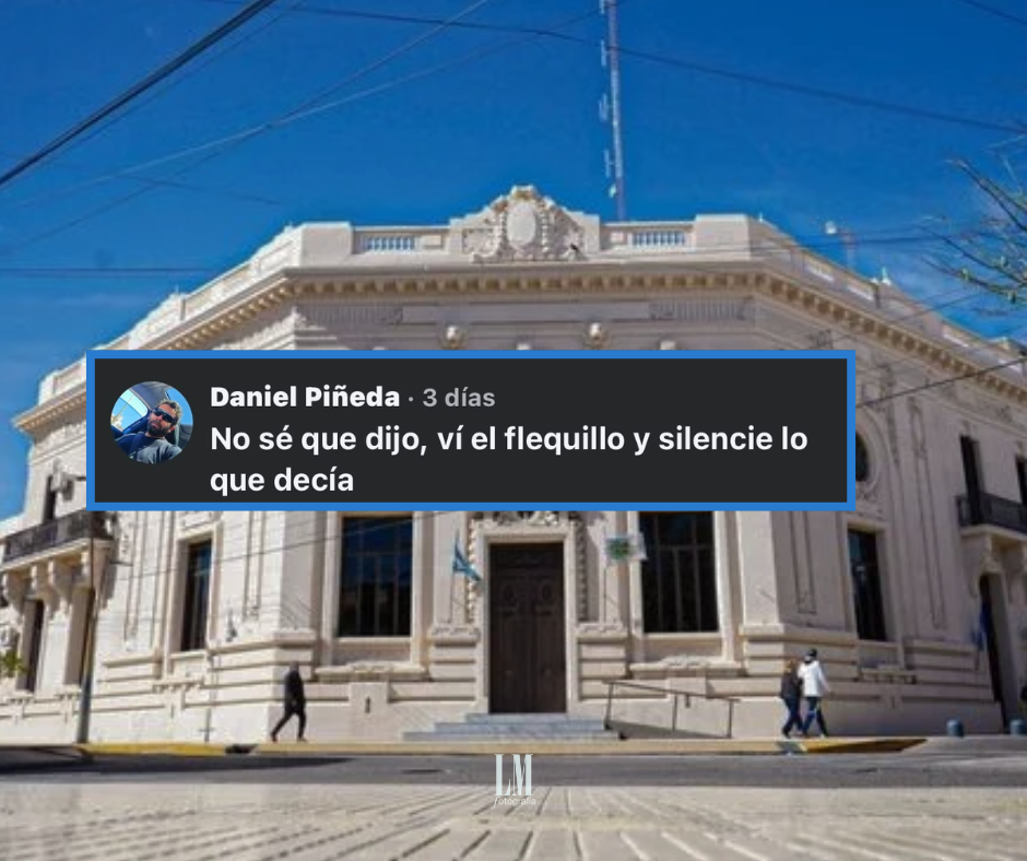 REPUDIO Y PEDIDO DE INFORME POR MANIFESTACIONES MISÓGINAS DEL FUNCIONARIO DANIEL PIÑEDA
